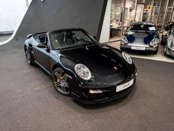 Basaltschwarzmetallic Gebraucht 2008 Porsche 997 Turbo Cabrio | 69.997 €