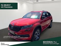 Velvetrot metallic Gebraucht 2021 Skoda Kodiaq SportLine SUV | 29.750 € (Guter Preis)