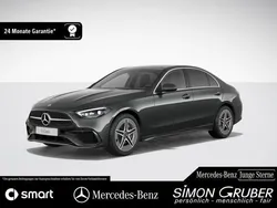 Lack graphitgrau (metallic) Gebraucht 2024 Mercedes C300e AMG Limousine | 45.950 € (Superpreis)