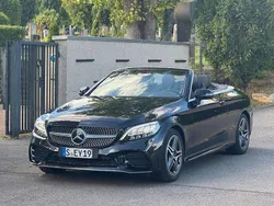 Obsidianschwarz Gebraucht 2019 Mercedes C180 AMG line Cabrio | 24.900 € (Superpreis)