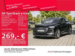 Mythosschwarz metallic Gebraucht 2022 Audi Q4 e-tron SUV | 30.451 € (Fairer Preis)