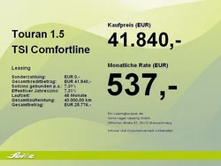 Grau Gebraucht 2025 VW Touran Comfortline Van / Kleinbus | 41.840 €