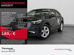 Mythosschwarz metallic Gebraucht 2022 Audi Q4 Sportback e-tron Basis SUV | 23.780 € (Guter Preis)