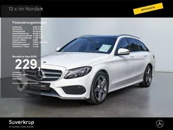 Andere farbe Gebraucht 2017 Mercedes C180 AMG Kombi | 22.990 €
