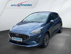 Chromablau metallic (metallic) Gebraucht 2023 Ford Fiesta Titanium Kleinwagen | 19.900 € (Fairer Preis)