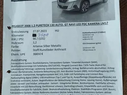 Silber Gebraucht 2023 Peugeot 2008 GT SUV | 25.000 € (Fairer Preis)