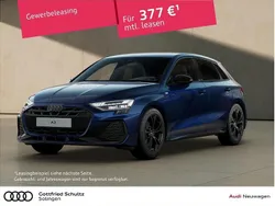 Blau Neu 2025 Audi A3 Sportback S-Line Limousine | 42.580 € (Fairer Preis)