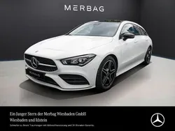 Polarweiß Gebraucht 2020 Mercedes CLA200 Shooting Brake AMG line Kombi | 24.480 € (Etwas zu teuer)