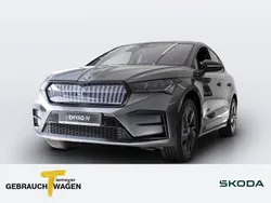 Grau Gebraucht 2024 Skoda Enyaq iV RS SUV | 48.380 € (Etwas zu teuer)