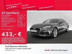 Daytonagrau perleffekt Gebraucht 2021 Audi A5 Sportback Ambiente Limousine | 35.985 € (Fairer Preis)