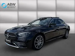 Schwarz Gebraucht 2022 Mercedes E220 AMG line Limousine | 45.000 €