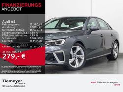 Grau Gebraucht 2021 Audi A4 S-Line Limousine | 21.570 € (Superpreis)