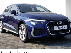 Blau Gebraucht 2024 Audi A3 Sportback S-Line Limousine | 35.500 € (Superpreis)
