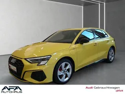 Gelb Gebraucht 2022 Audi A3 Sportback e-tron S-Line Limousine | 28.390 € (Fairer Preis)