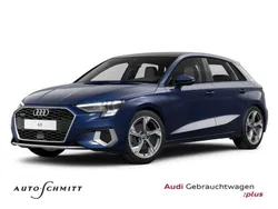 Navarrablau metallic Gebraucht 2024 Audi A3 Sportback Advanced Limousine | 41.990 € (Etwas zu teuer)