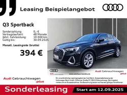 Mythosschwarz metallic Gebraucht 2024 Audi Q3 S-Line SUV | 36.724 € (Guter Preis)