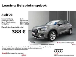 Chronosgrau metallic Gebraucht 2024 Audi Q3 Advanced Plus SUV | 37.930 € (Guter Preis)
