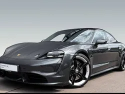 Vulkangraumetallic Gebraucht 2021 Porsche Taycan Turbo Limousine | 79.500 € (Guter Preis)