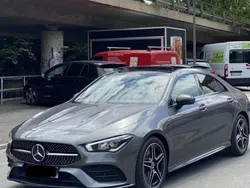 Grau Gebraucht 2020 Mercedes CLA200 AMG line Coupé | 34.500 € (Teuer)