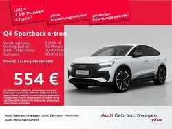 Gletscherweiß metallic Gebraucht 2024 Audi Q4 Sportback e-tron Ambiente SUV | 54.941 € (Superpreis)