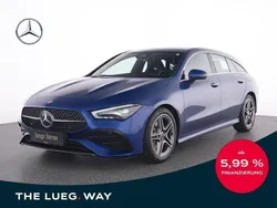 Blau metalliclack spektralblau Gebraucht 2024 Mercedes CLA250 AMG Limousine | 35.635 € (Superpreis)