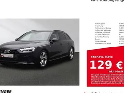 Mythosschwarz metallic Gebraucht 2022 Audi A4 S-Line Kombi | 35.380 € (Superpreis)