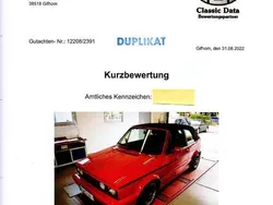 Rot Gebraucht 1991 VW Golf Cabriolet Cabrio | 8.900 €