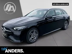 Schwarz Gebraucht 2024 Mercedes C220 AMG Limousine | 40.964 € (Superpreis)
