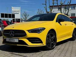 Gelb Gebraucht 2022 Mercedes CLA250e Shooting Brake AMG line Kombi | 32.490 € (Fairer Preis)