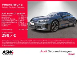 Daytonagrau perleffekt Gebraucht 2022 Audi e-tron GT quattro Ambiente Limousine | 52.630 € (Guter Preis)