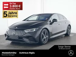 Lack graphitgrau (metallic) Gebraucht 2024 Mercedes EQE AMG 53 AMG Limousine | 76.969 € (Fairer Preis)