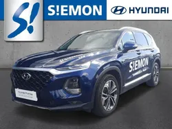 Blau Gebraucht 2019 Hyundai Santa Fe Premium SUV | 25.930 € (Fairer Preis)