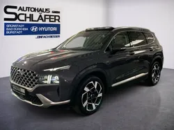 Lagoon blue / mic Gebraucht 2021 Hyundai Santa Fe Prime SUV | 38.990 € (Fairer Preis)