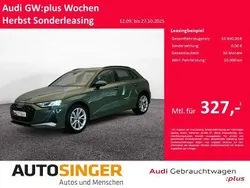 Distriktgrün metallic Gebraucht 2024 Audi A3 Sportback Advanced Plus Limousine | 33.940 € (Fairer Preis)