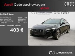 Schwarz (mythosschwarz metallic) Gebraucht 2025 Audi A5 S-Line Coupé | 67.991 €