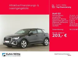 Mythosschwarz metallic Gebraucht 2024 Audi Q2 S-Line SUV | 30.369 € (Etwas zu teuer)
