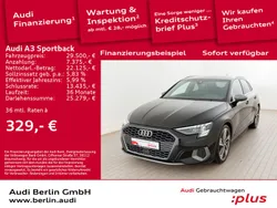 Schwarz Gebraucht 2021 Audi A3 Sportback Advanced Kleinwagen | 29.500 € (Fairer Preis)