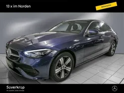 Blau Gebraucht 2023 Mercedes C220 Avantgarde Limousine | 34.580 € (Superpreis)