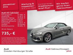 Chronosgrau metallic Gebraucht 2024 Audi A5 Cabriolet S-Line Cabrio | 47.490 € (Guter Preis)