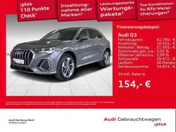 Z7 chronosgrau metallic Gebraucht 2024 Audi Q3 S-Line SUV | 41.740 € (Fairer Preis)