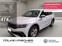 Oryxweiss perlmutteffekt (metallic) Gebraucht 2022 VW Tiguan Allspace R-line SUV | 44.949 € (Teuer)