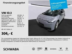 Mondsteingrau Gebraucht 2022 VW ID.3 Pure Kleinwagen | 20.385 € (Guter Preis)