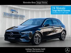 Unilack nachtschwarz Gebraucht 2024 Mercedes A180 Advanced Limousine | 30.448 € (Fairer Preis)