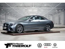 Selenitgrau metallic Gebraucht 2018 Mercedes C200 AMG line Cabrio | 29.480 € (Fairer Preis)