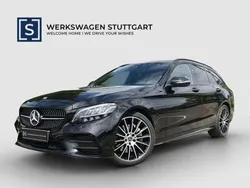 Lack obsidianschwarz Gebraucht 2020 Mercedes C300 AMG Kombi | 38.489 €