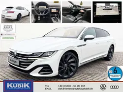 Oryxweiß perlmutteffekt Gebraucht 2021 VW Arteon R-line Kombi | 40.450 € (Teuer)