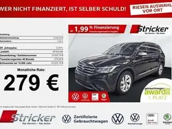 Schwarz (deep black perleffekt) Gebraucht 2024 VW Tiguan Allspace Life SUV | 33.950 € (Superpreis)