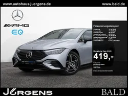Silber hightech silver metallic Gebraucht 2024 Mercedes EQE300 AMG Limousine | 44.490 € (Superpreis)