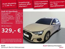 Ibisweiß Gebraucht 2023 Audi A3 Sportback e-tron Performance Limousine | 27.299 € (Fairer Preis)