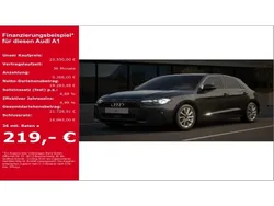 Schwarz Gebraucht 2024 Audi A1 Advanced Plus Kleinwagen | 25.550 € (Etwas zu teuer)